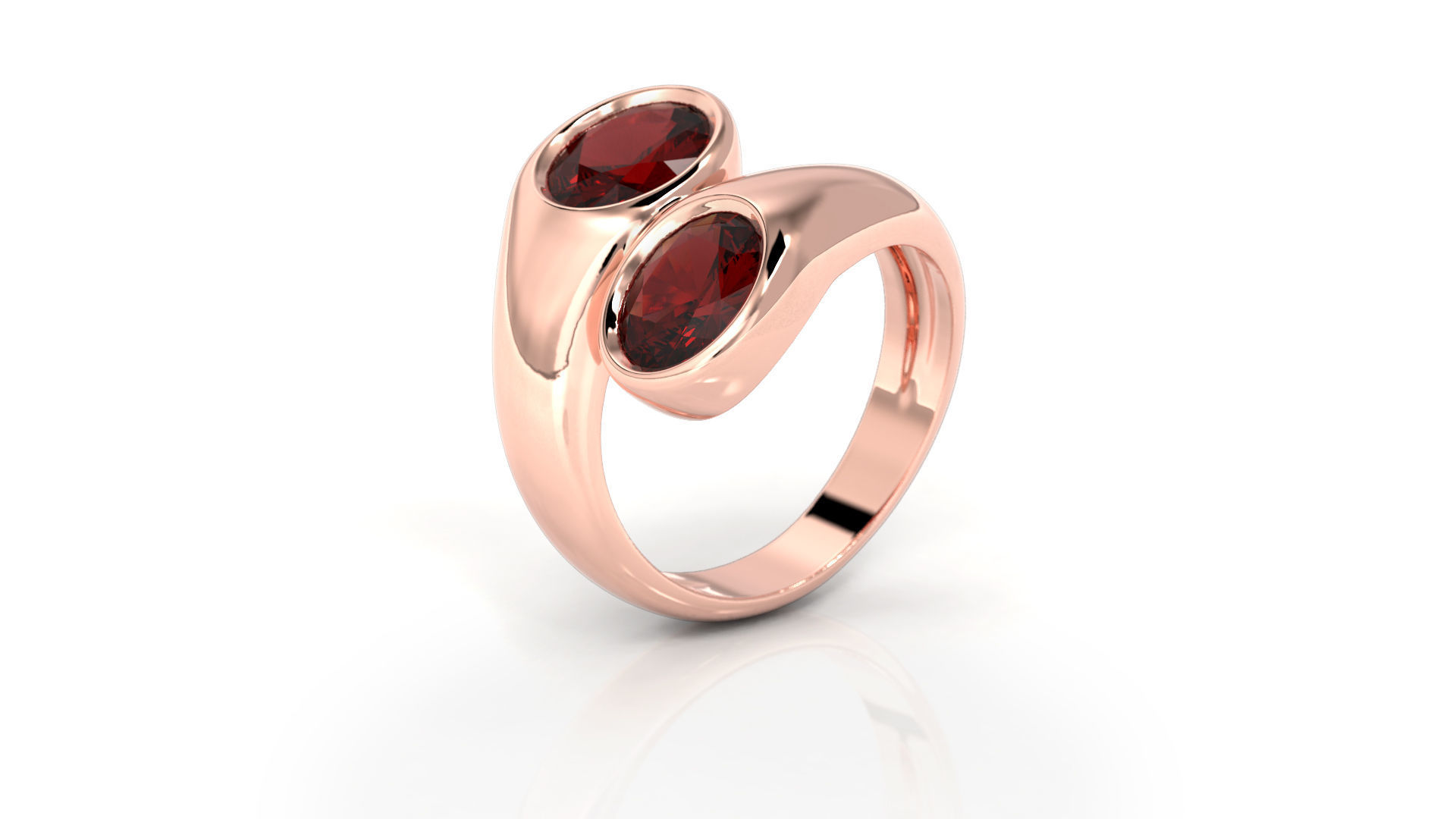 Contrarie Ring 3D model_1