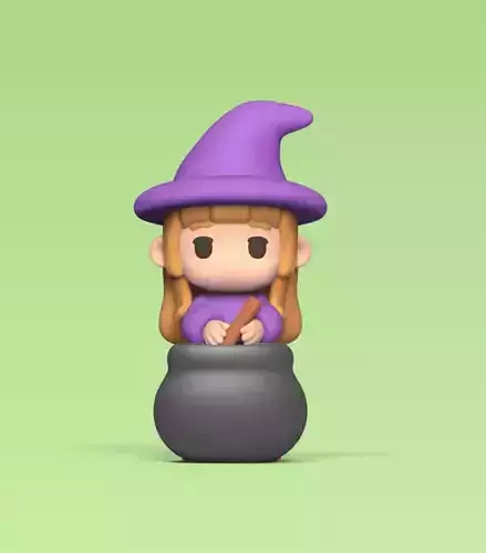 Witch Cauldron 3D print model