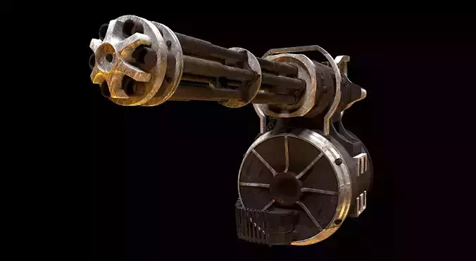 Mini Machine Gun 3D model