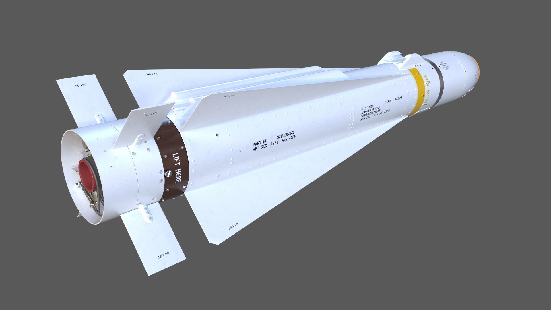 The AGM-65G Maverick 3D model_5