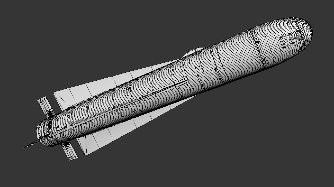 The AGM-65G Maverick 3D model_13