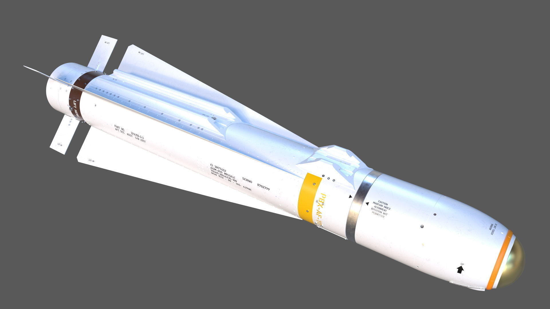 The AGM-65G Maverick 3D model_4