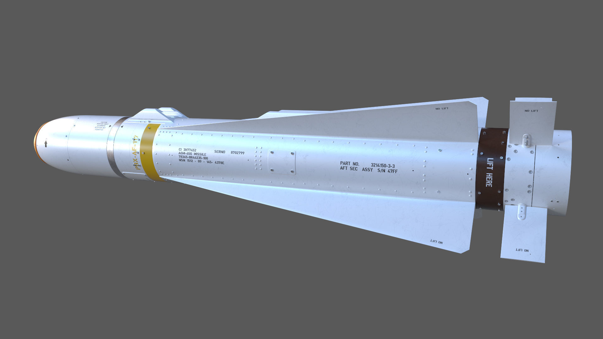 The AGM-65G Maverick 3D model_10
