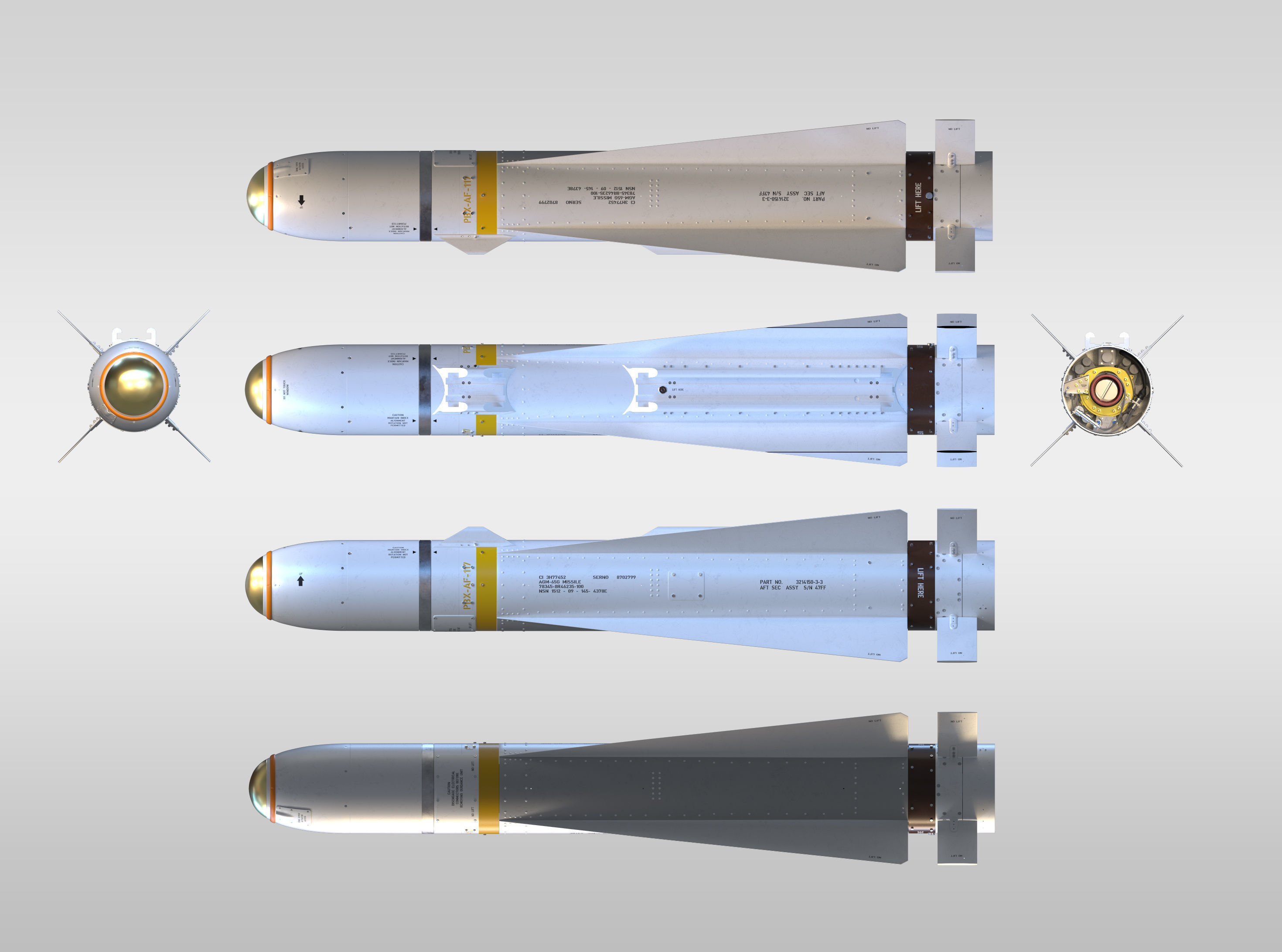 The AGM-65G Maverick 3D model_20