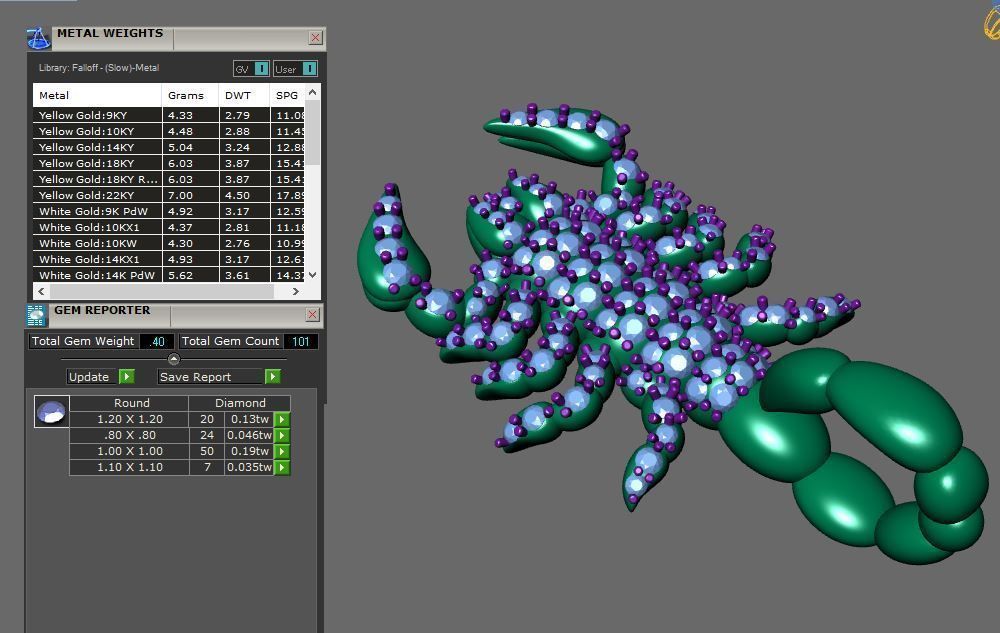 SCORPION PENDENT 3D print model_3