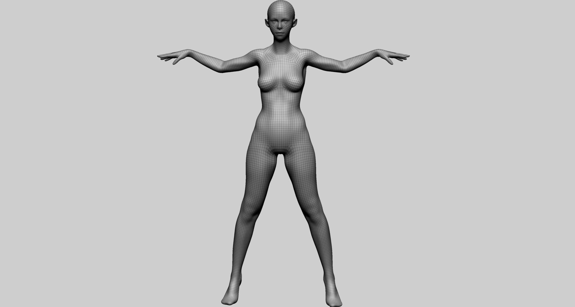 Stylized Female Anatomy A 3D model_10