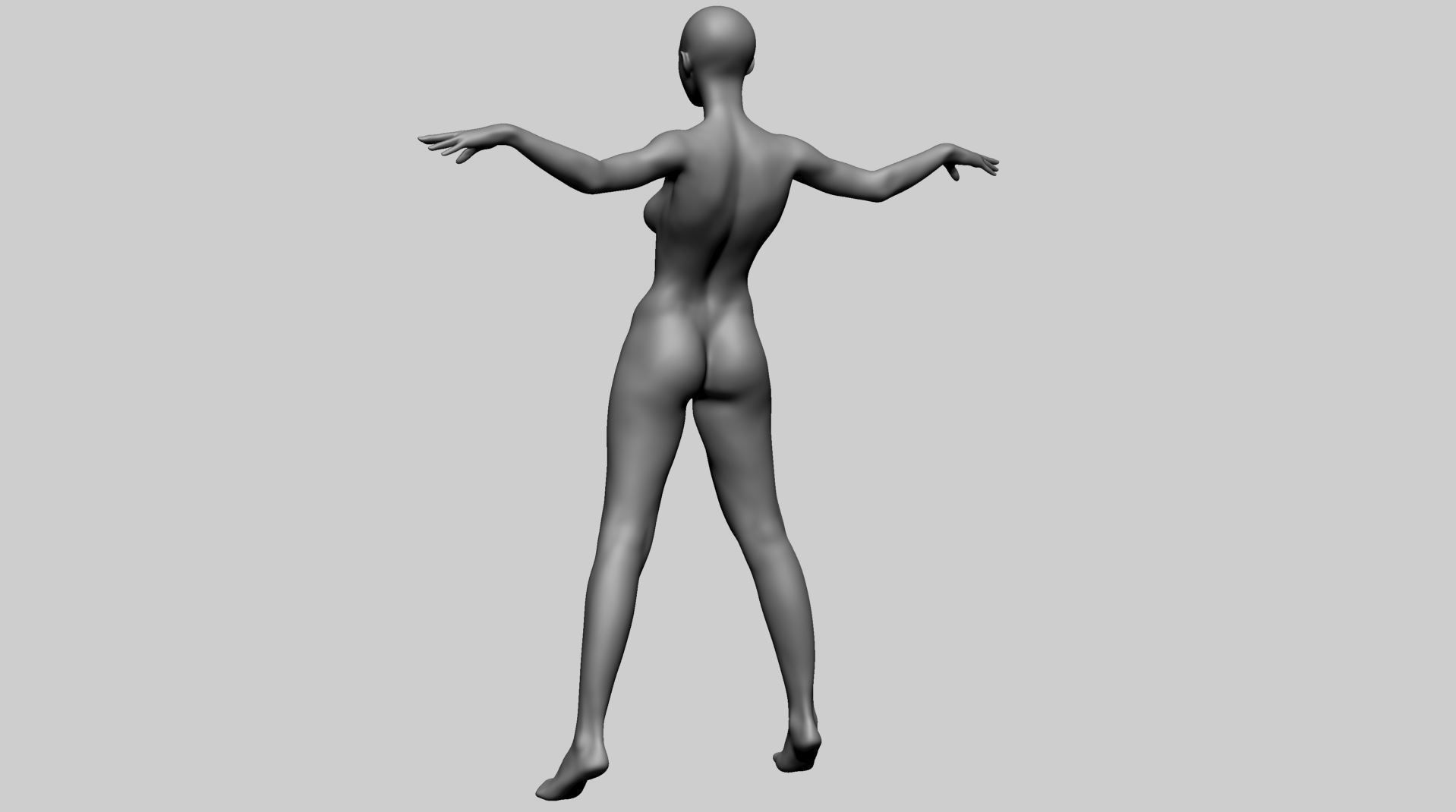 Stylized Female Anatomy A 3D model_6
