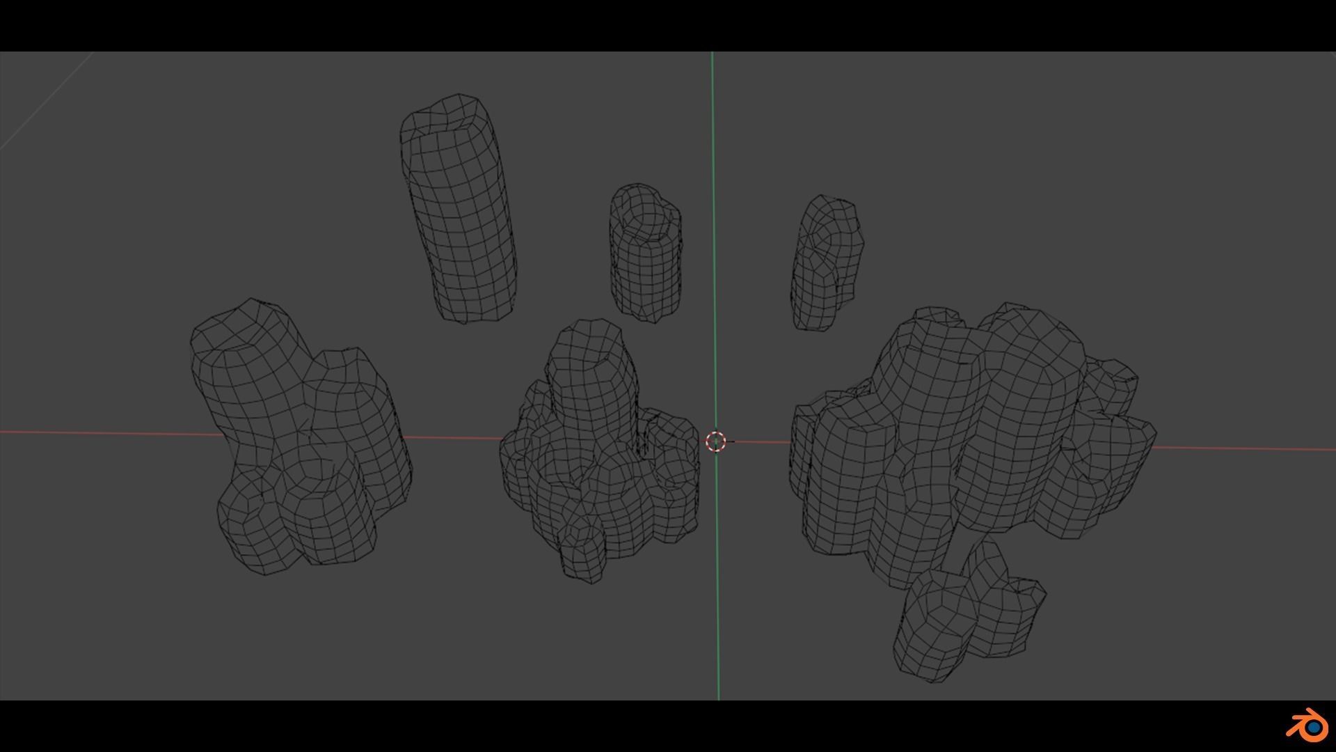 Candle Set lamp with crystals in it Low-poly 3D model_1