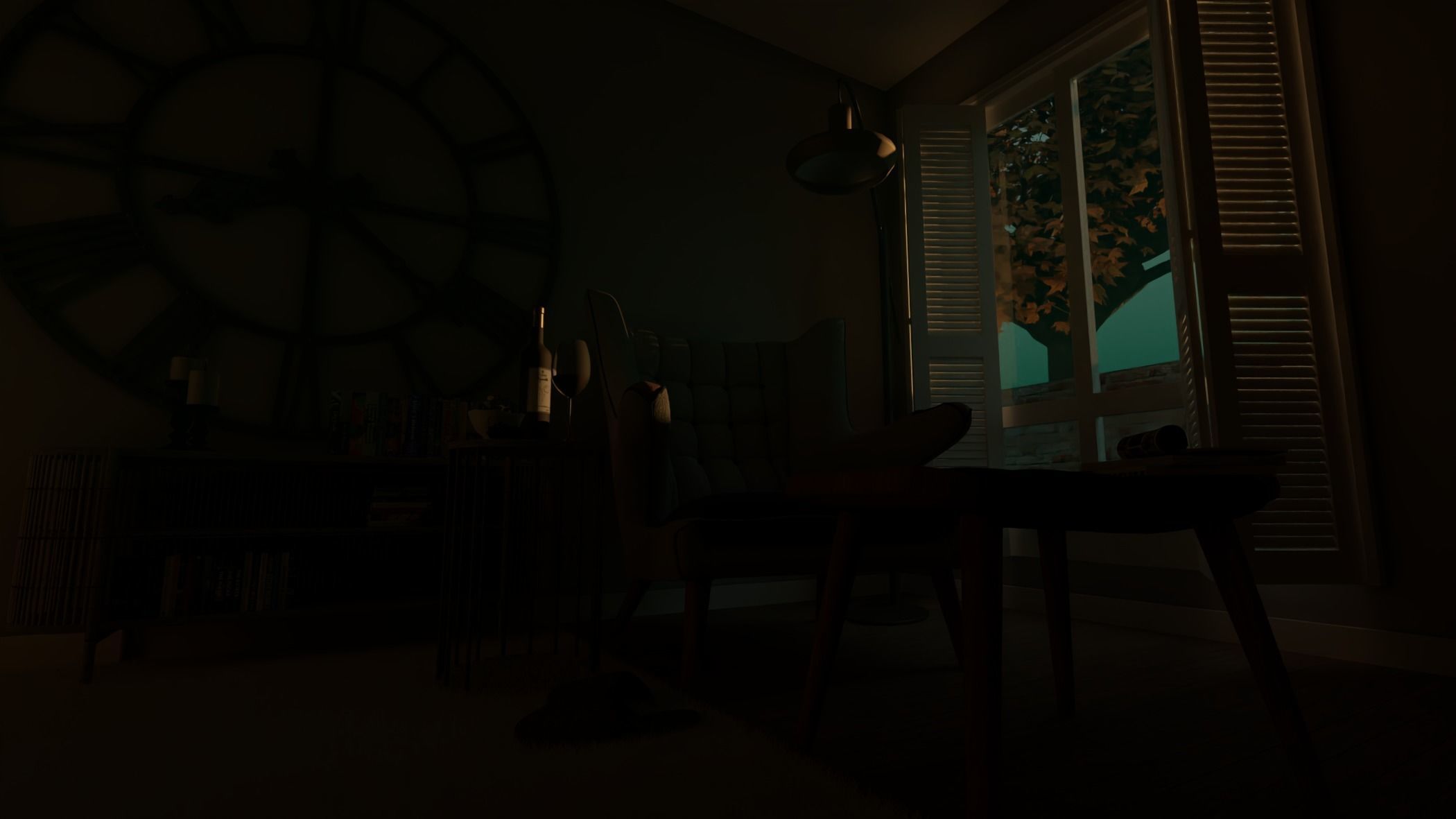 The Reading Nook 3D model_8