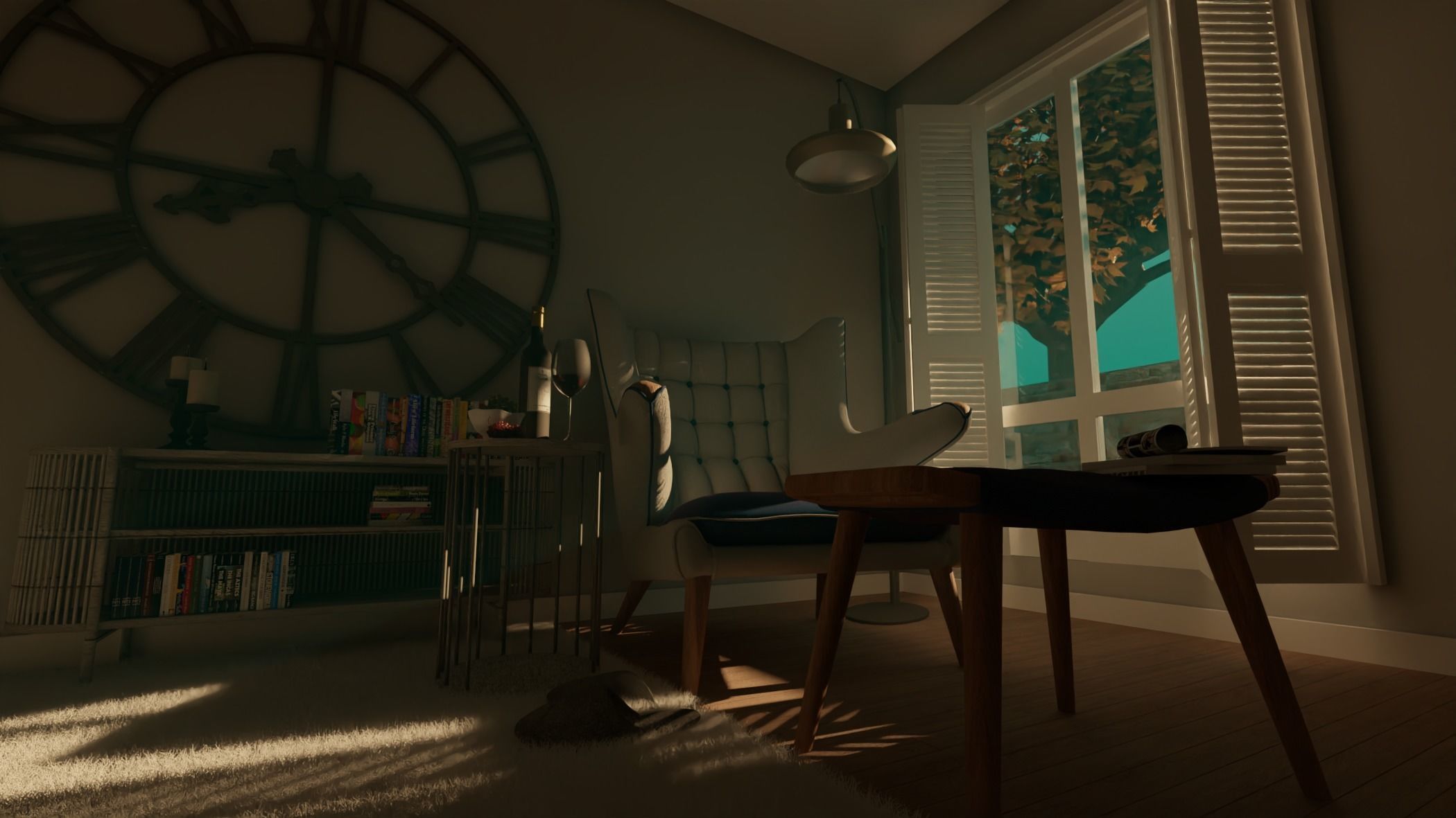 The Reading Nook 3D model_9