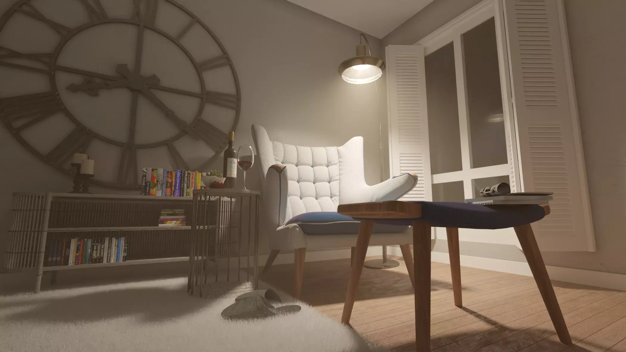 The Reading Nook 3D model_0