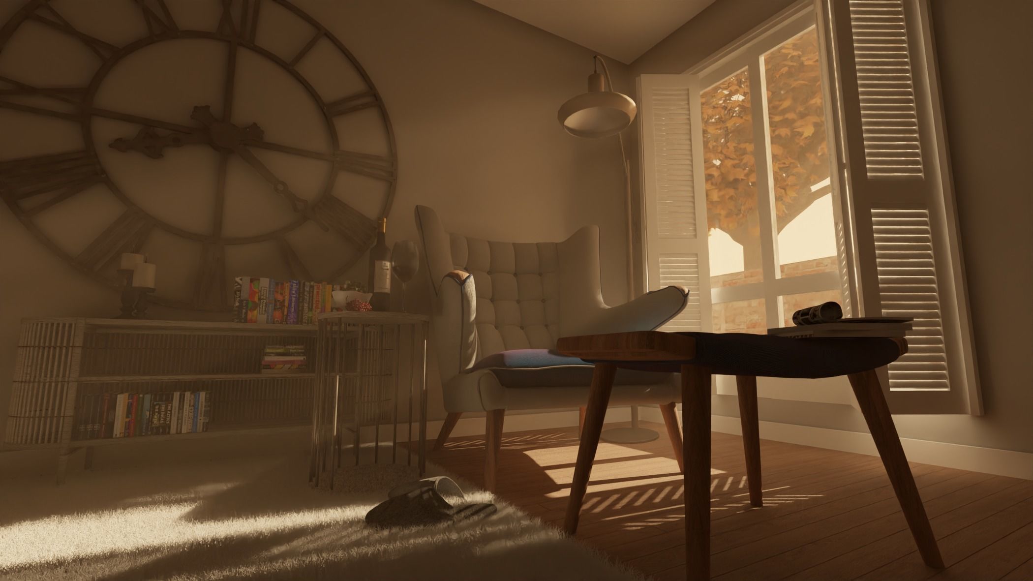 The Reading Nook 3D model_11