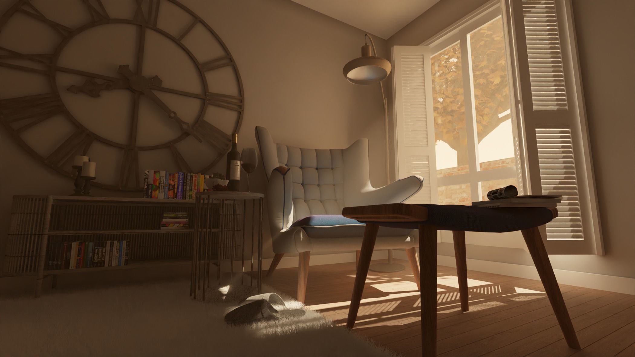 The Reading Nook 3D model_14