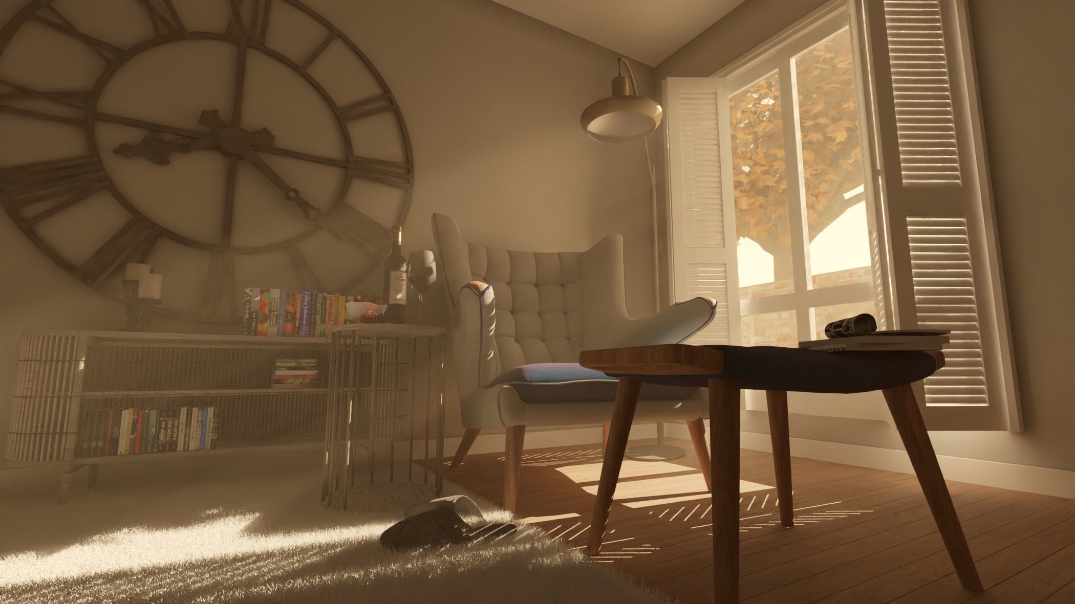 The Reading Nook 3D model_12