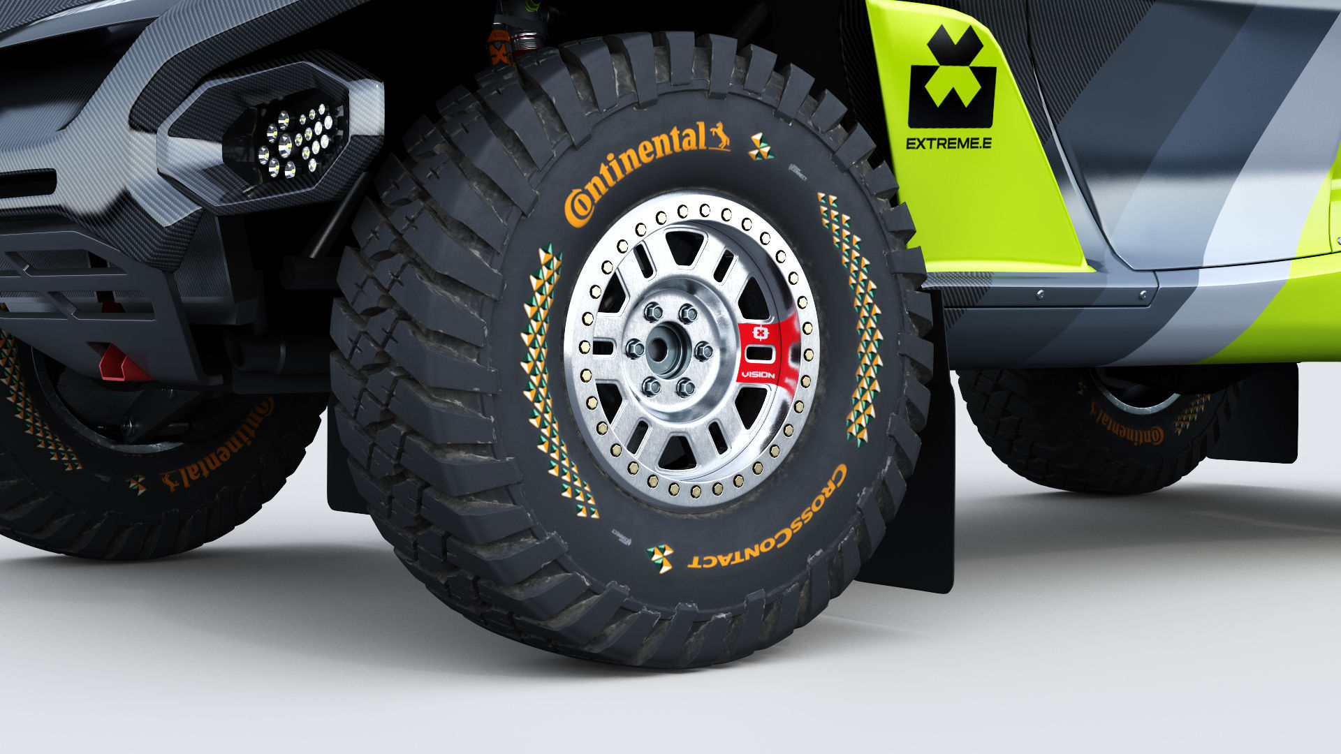 Extreme E E-SUV 2022 Template 3D model_2