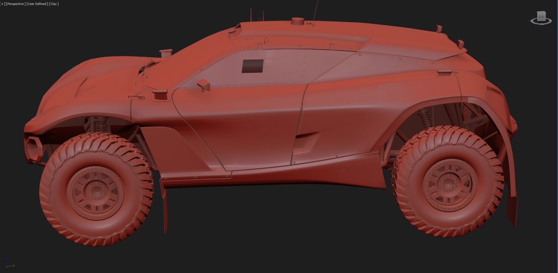 Extreme E E-SUV 2022 Template 3D model_15