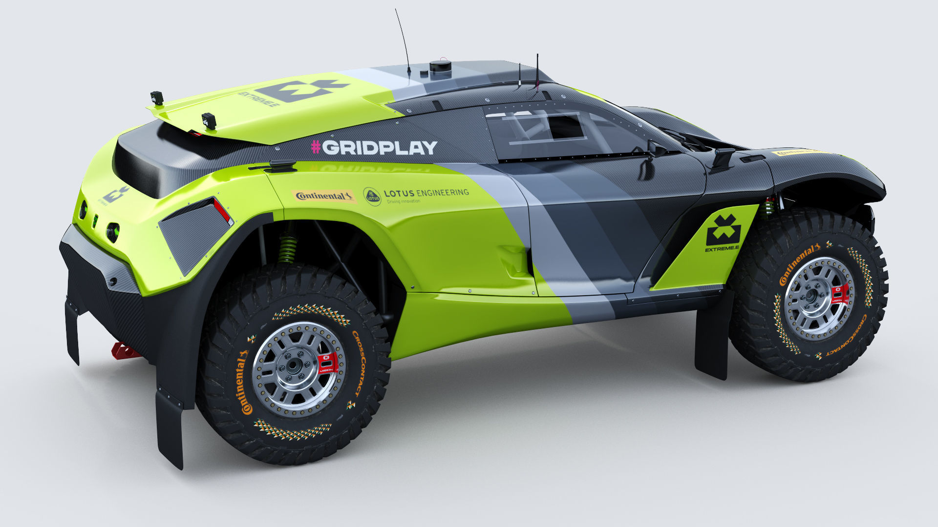 Extreme E E-SUV 2022 Template 3D model_7