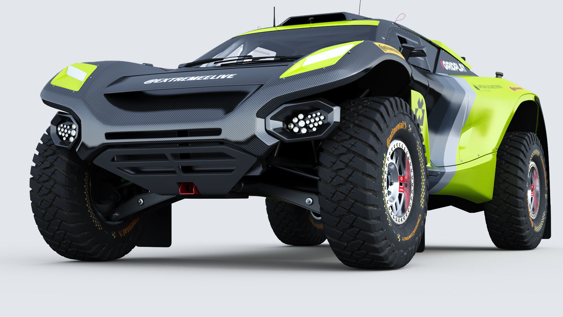 Extreme E E-SUV 2022 Template 3D model_11