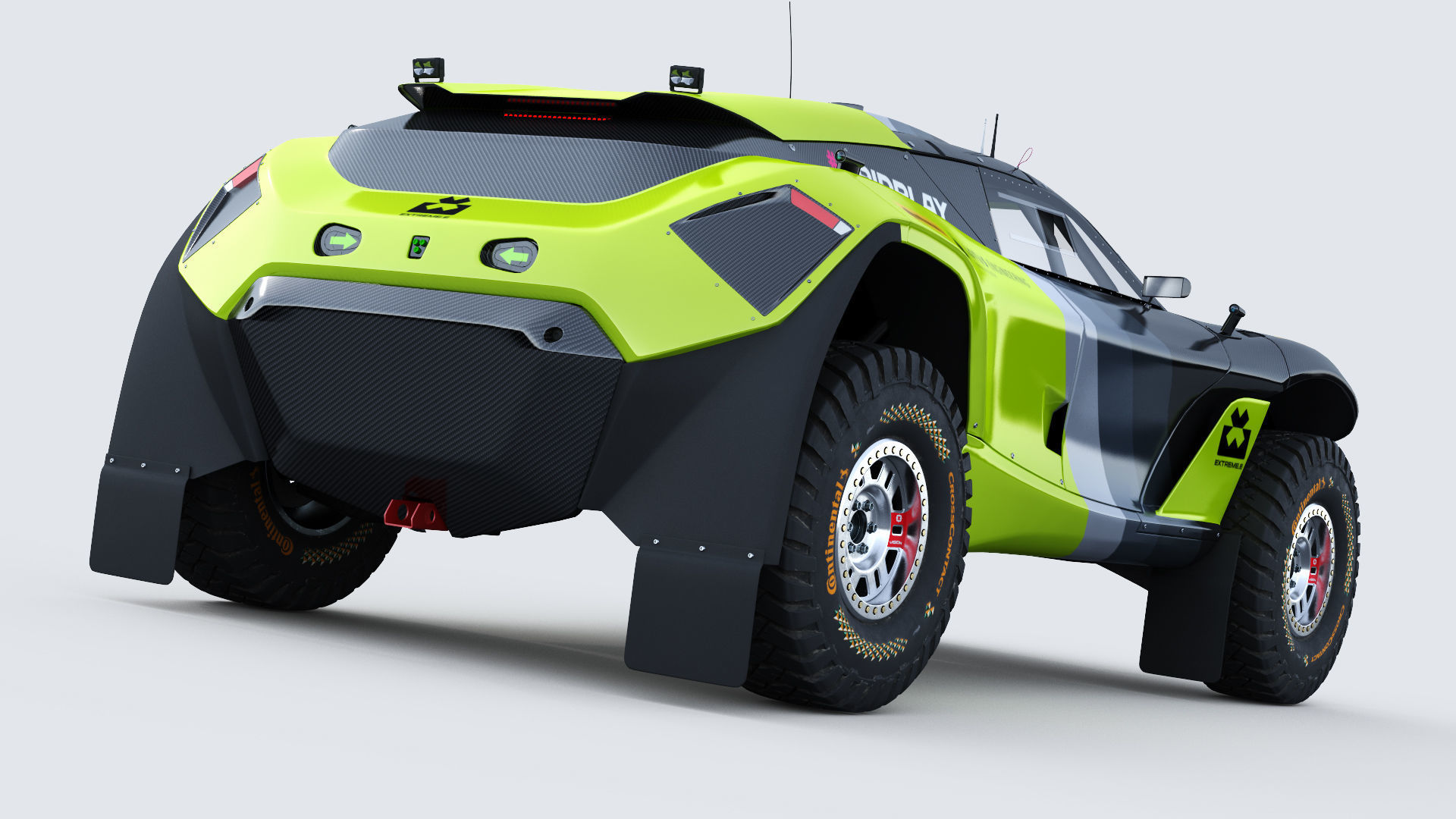 Extreme E E-SUV 2022 Template 3D model_5