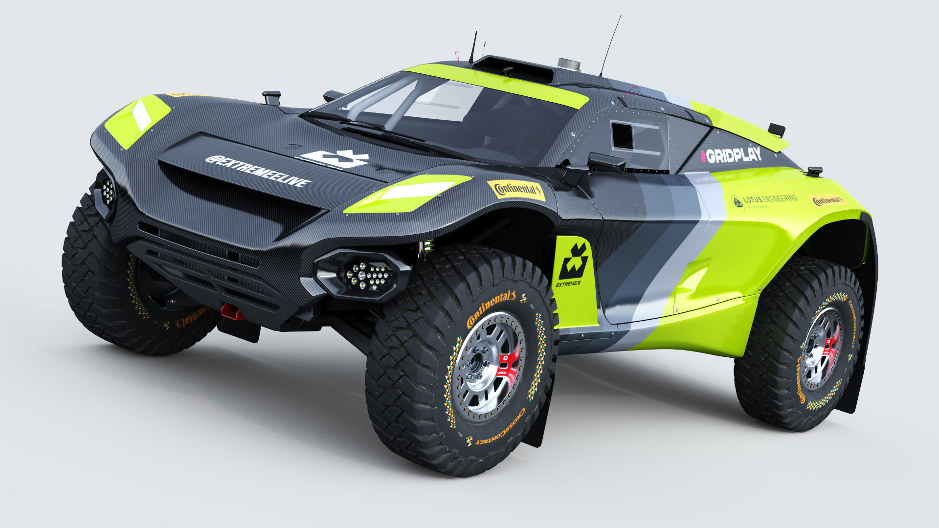 Extreme E E-SUV 2022 Template 3D model_3