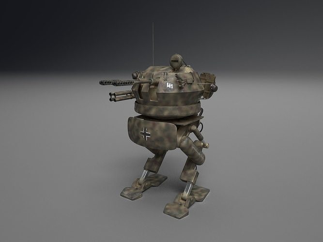 Diesel Punk-X01 Mecha 3D model
