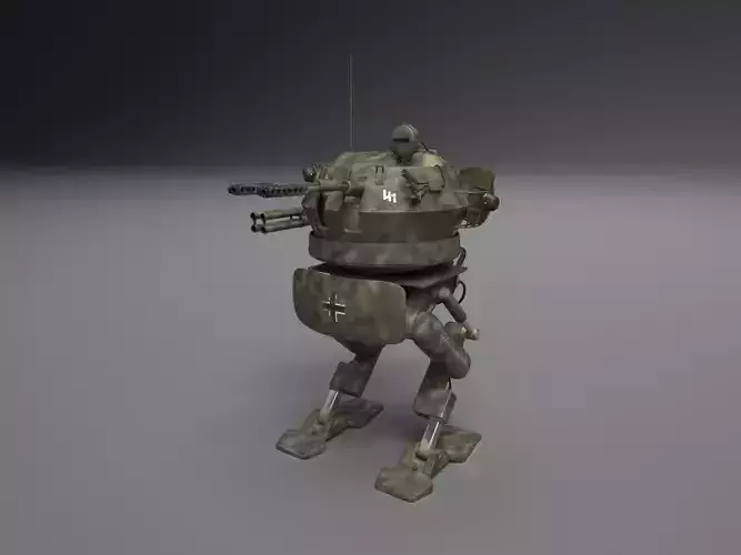Diesel Punk-X01 Mecha 3D model