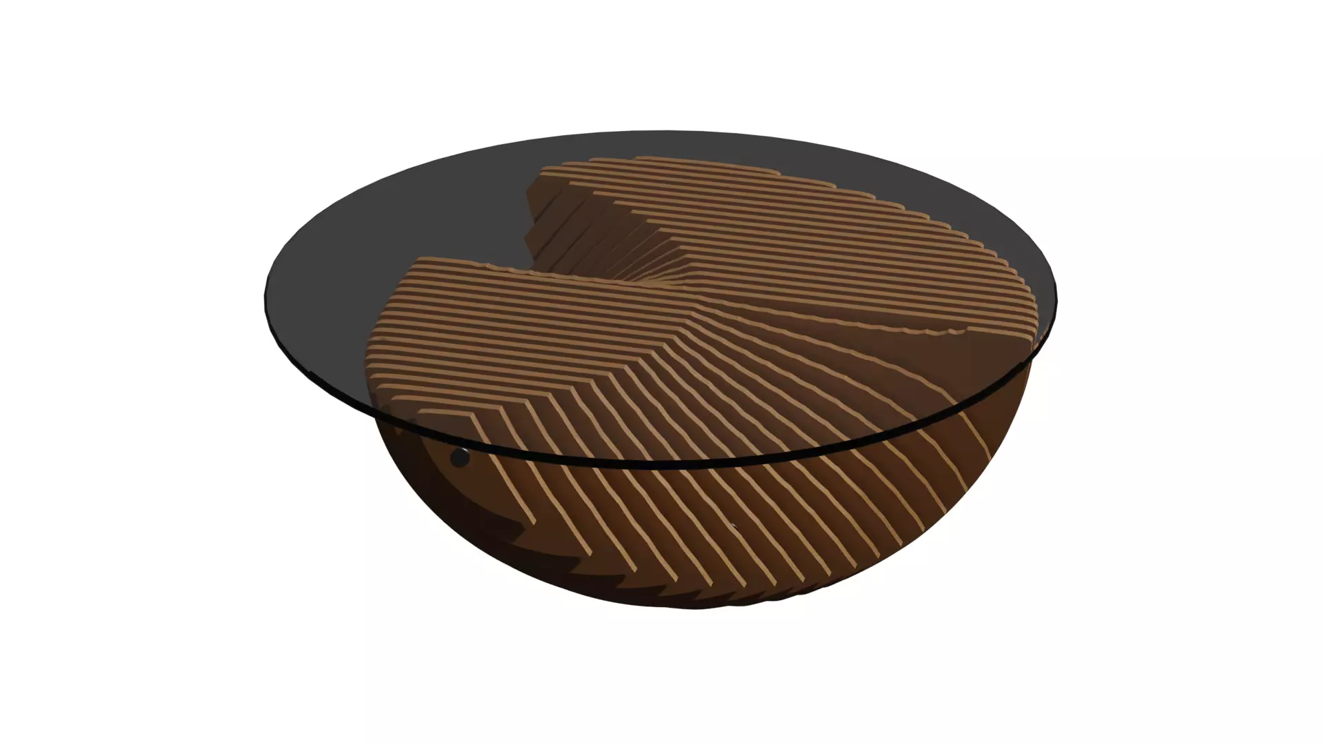 Parametric coffee table 08 3D model