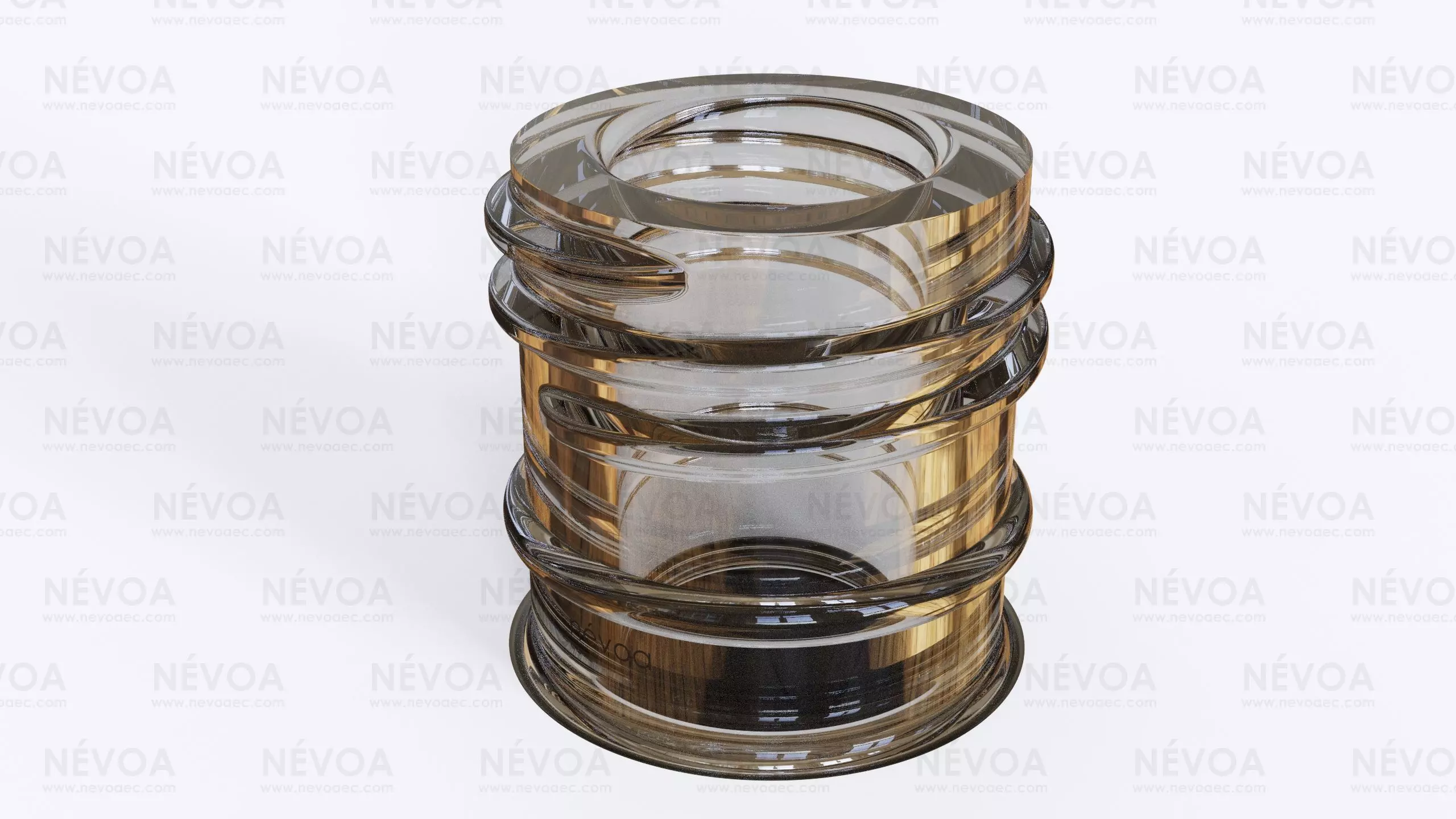 Neck finish - SP 415 - 22 - L - BF - voluntary standard 3D model