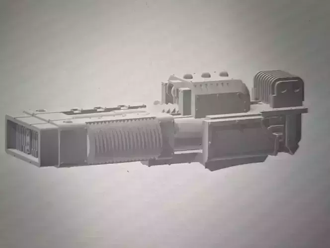 wrist mounted volkite 3D model