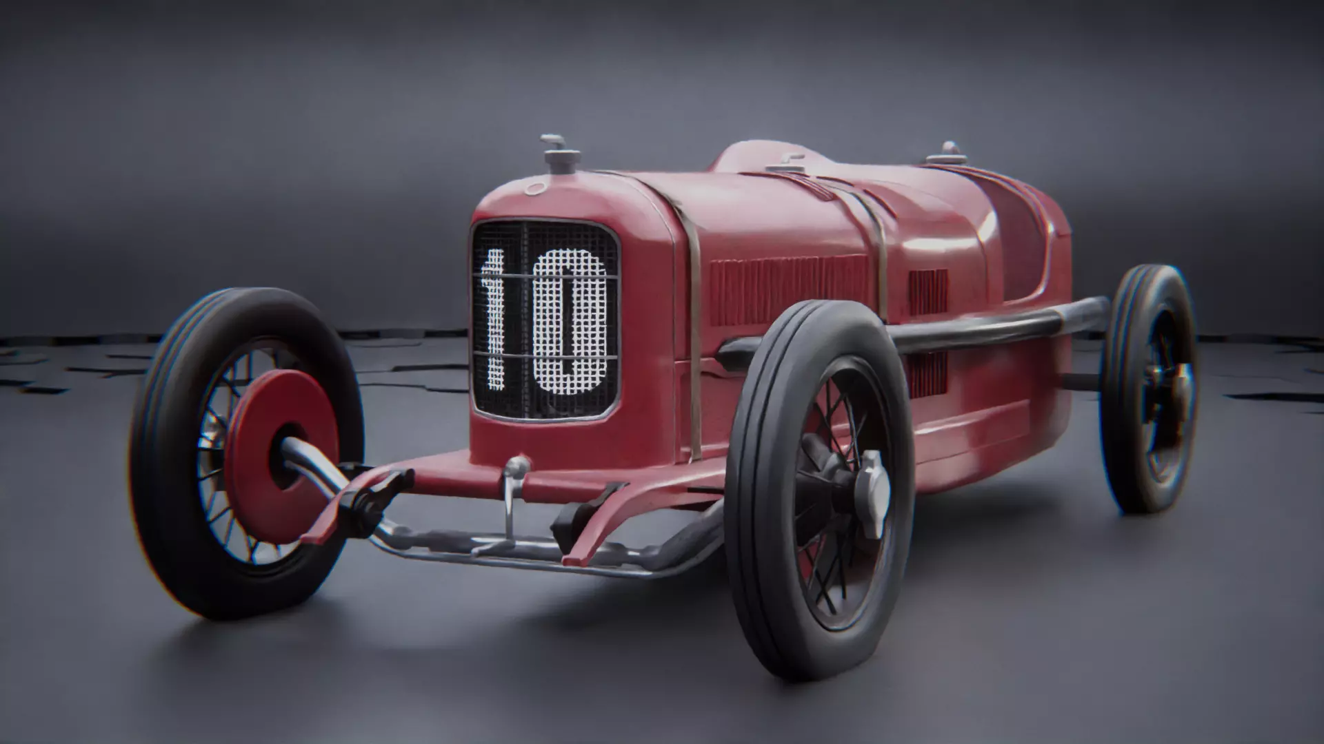 1924 Grand Prix - race car 3D model