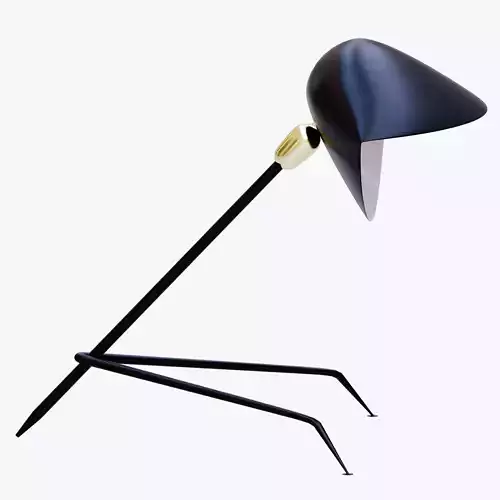 Serge Mouille Tripod Desk Lamp