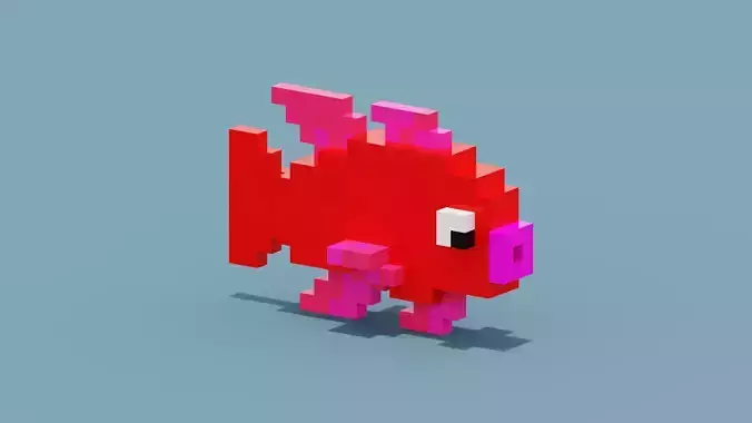 Voxel Fish