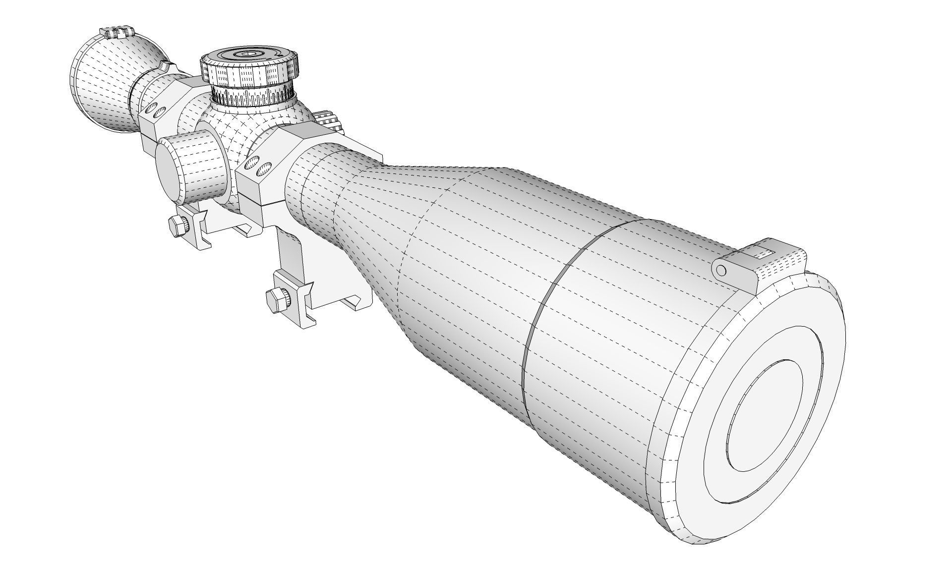 Riflescope 3D model_12