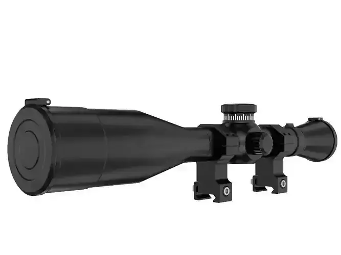 Riflescope 3D model