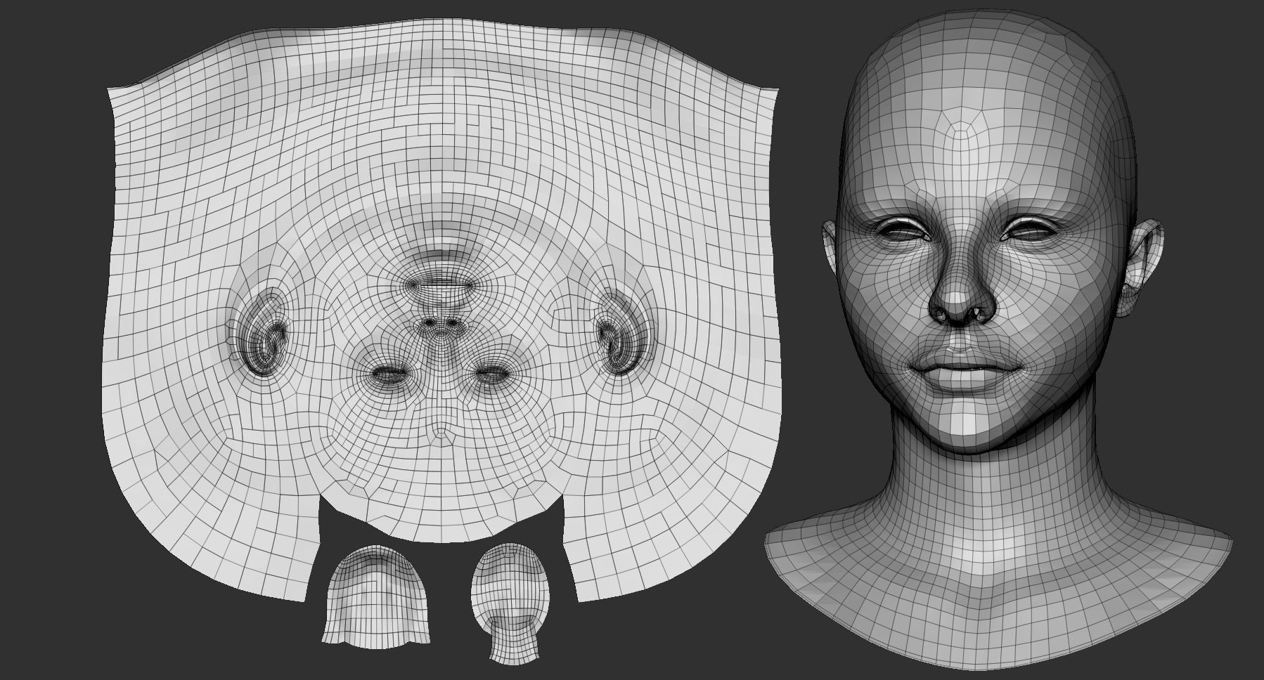 Chloe Grace Moretz 3d sculpt 3D model_15