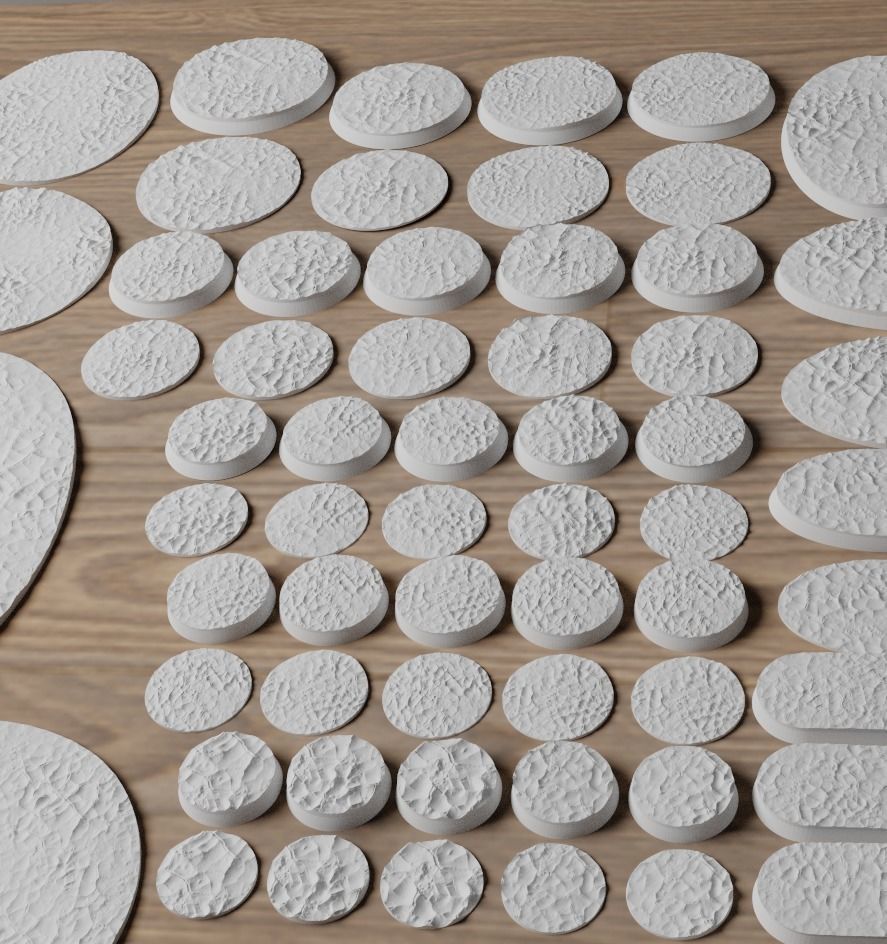 HD Base Set 3 - Cracked Earth 3D print model_10