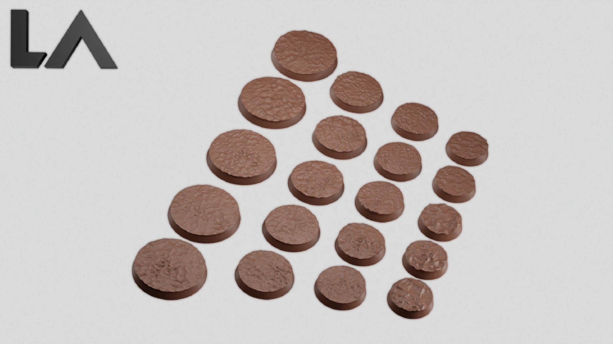 HD Base Set 3 - Cracked Earth 3D print model_6