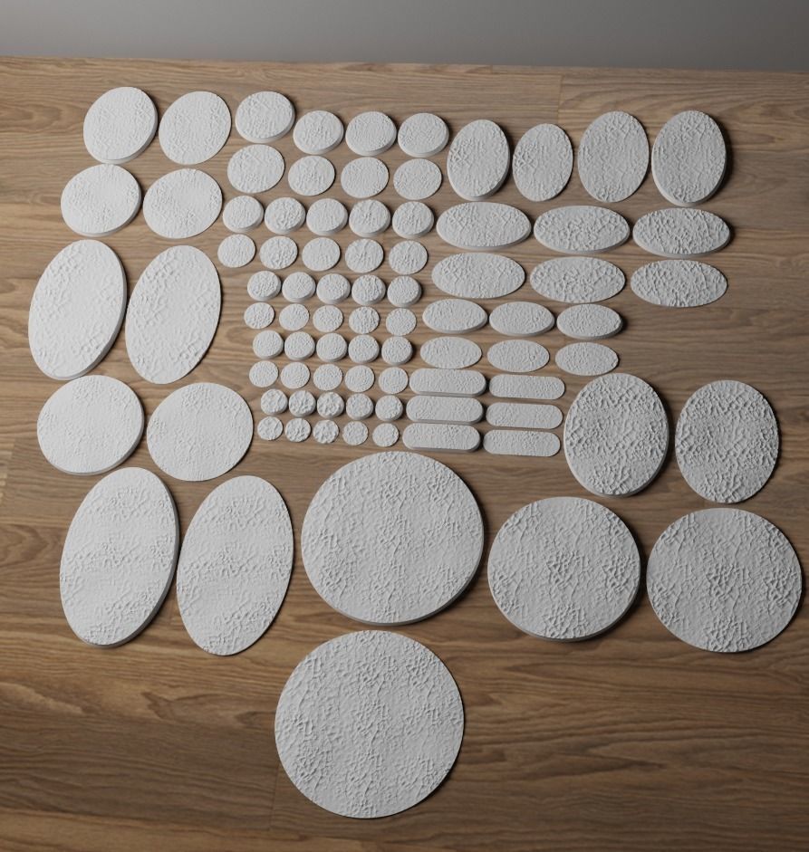 HD Base Set 3 - Cracked Earth 3D print model_9