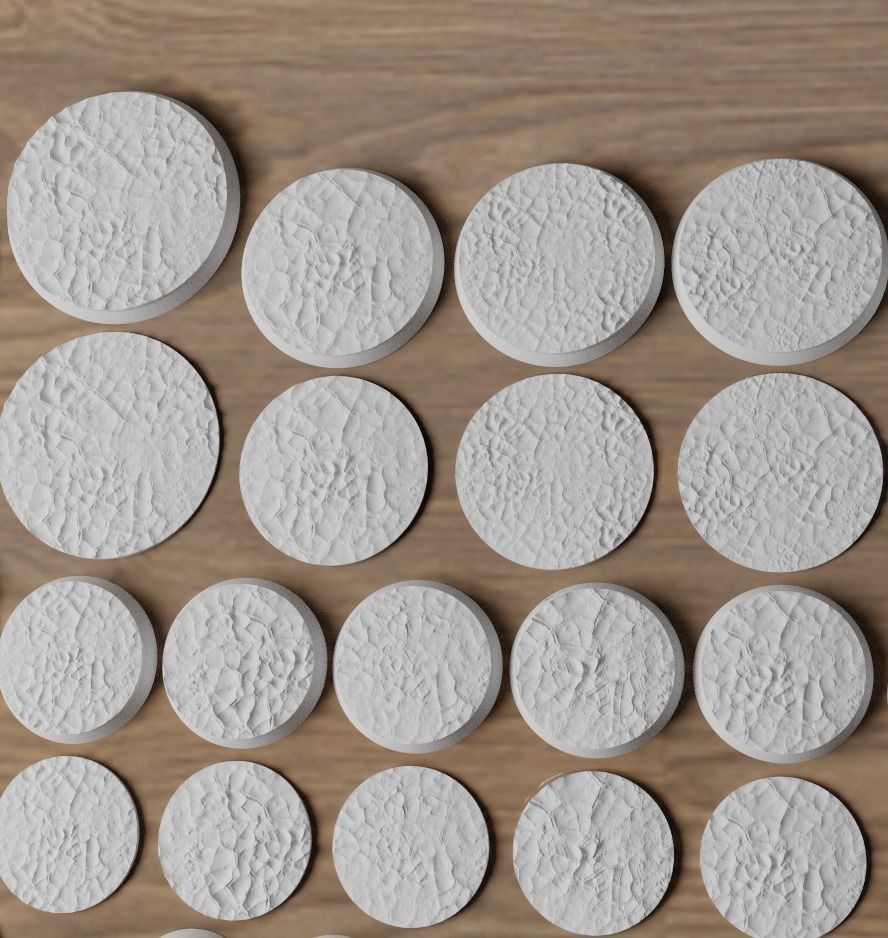 HD Base Set 3 - Cracked Earth 3D print model_11