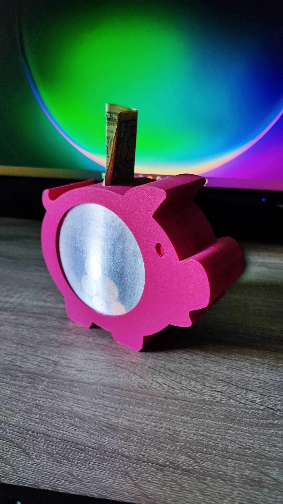 PIGGY BANK TRANSPARENT 3D print model_1