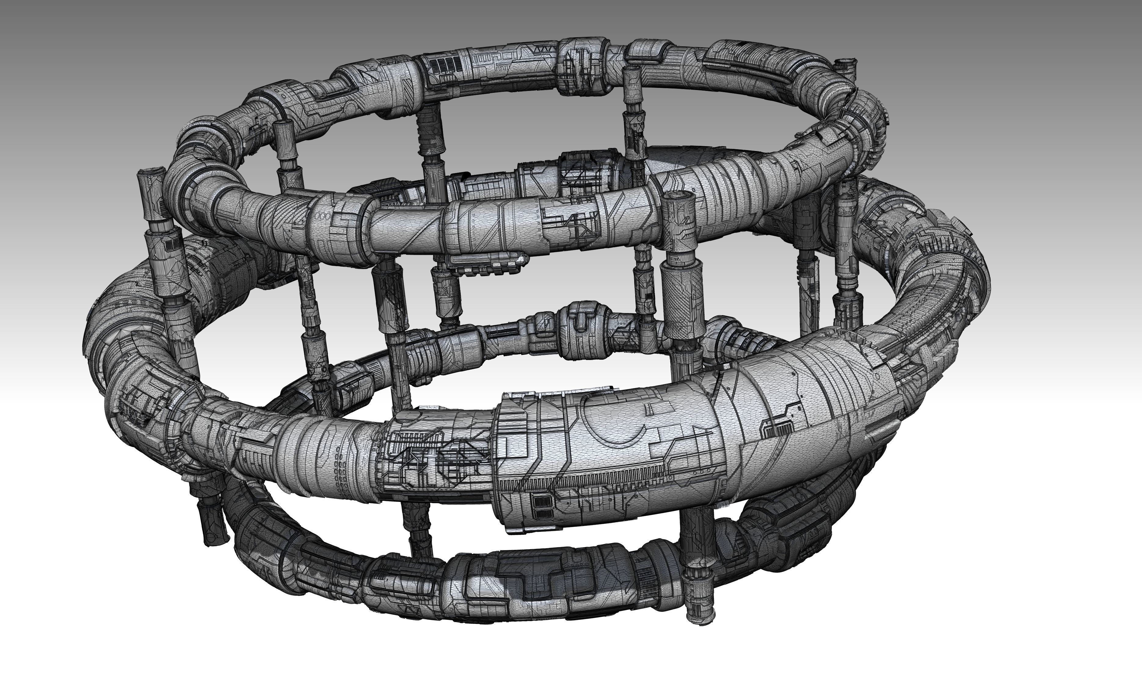 space equipment node 00158 3D model_3