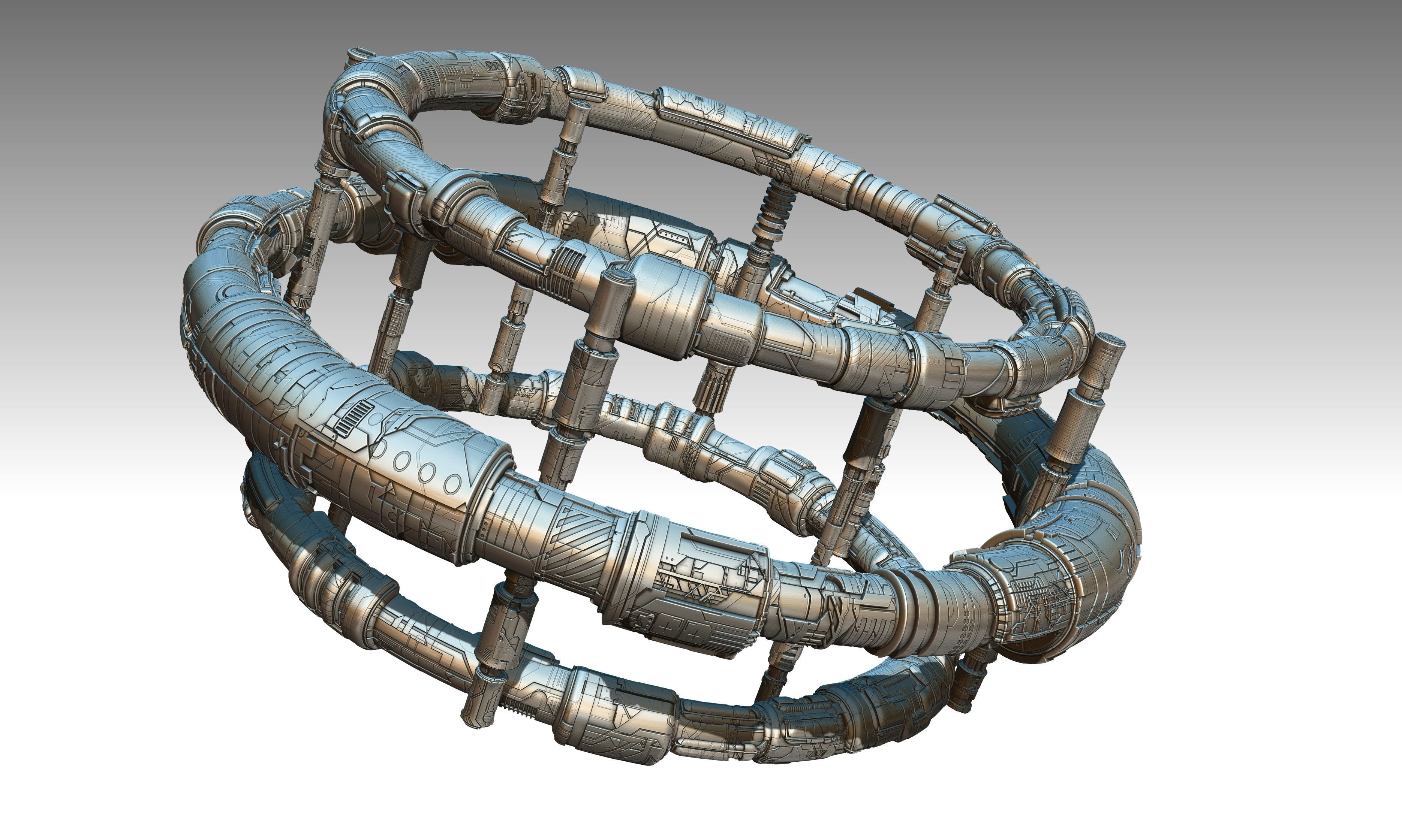 space equipment node 00158 3D model_4