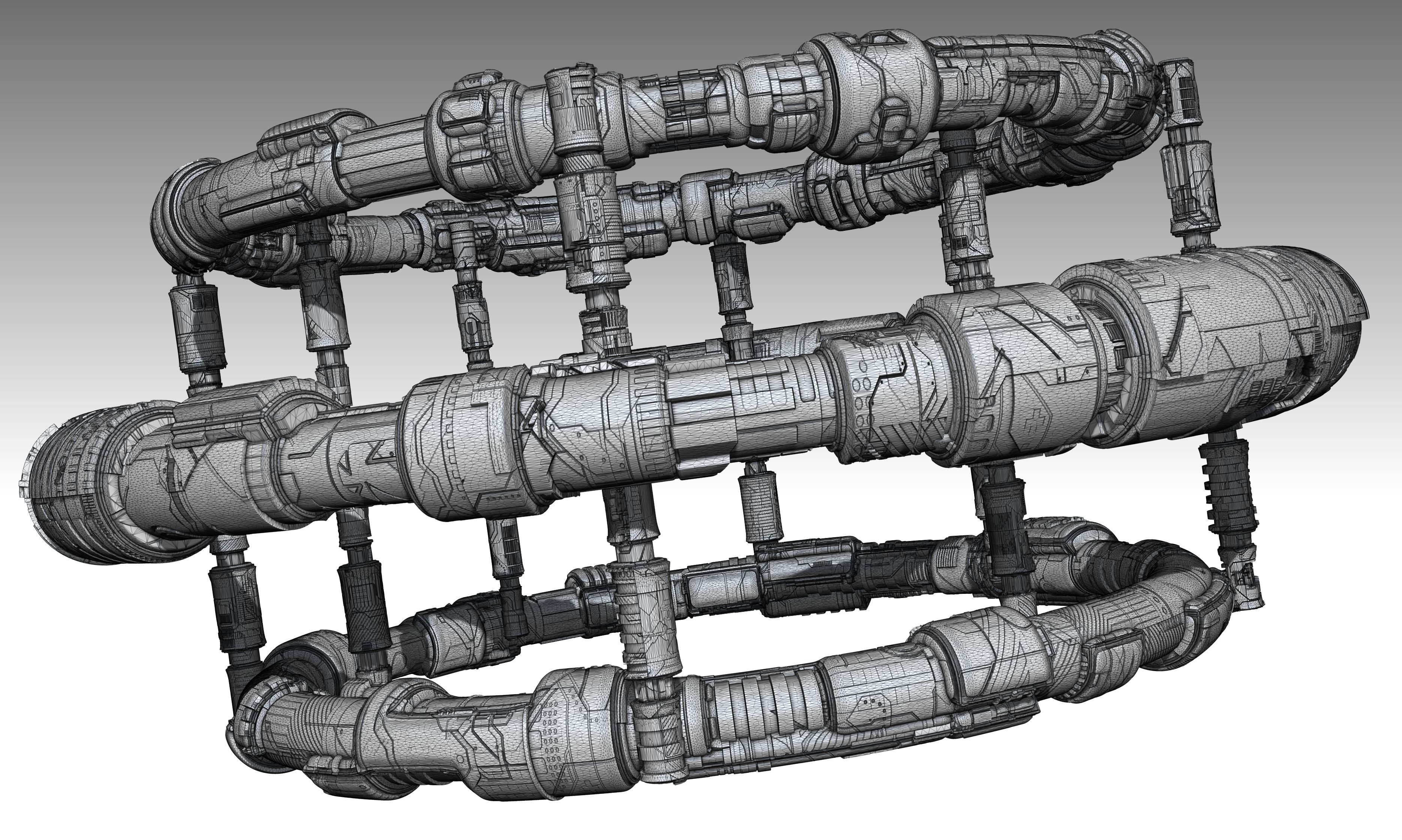 space equipment node 00158 3D model_21