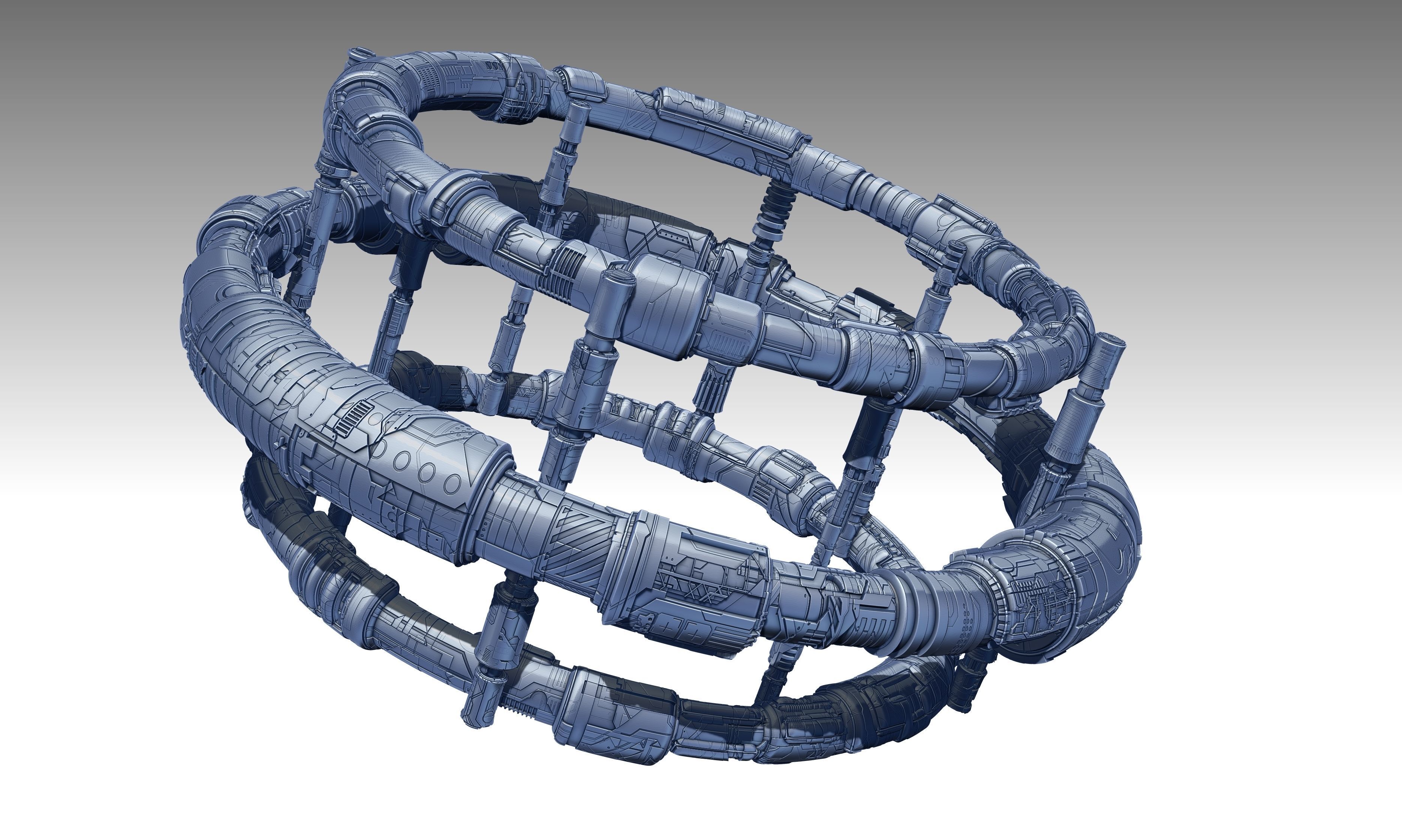 space equipment node 00158 3D model_5