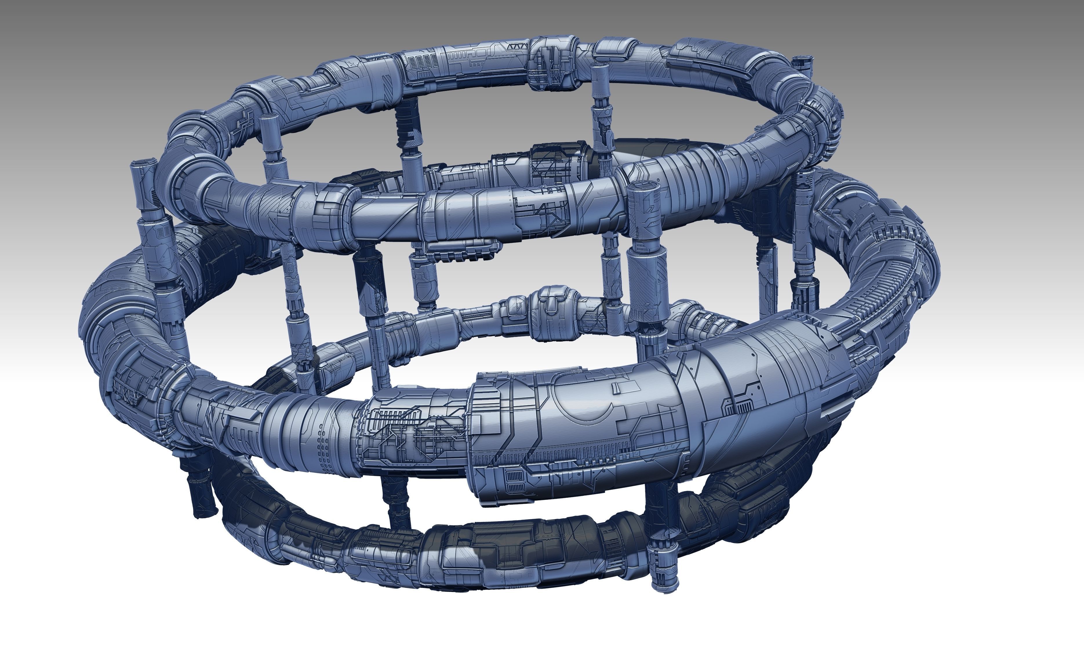 space equipment node 00158 3D model_2