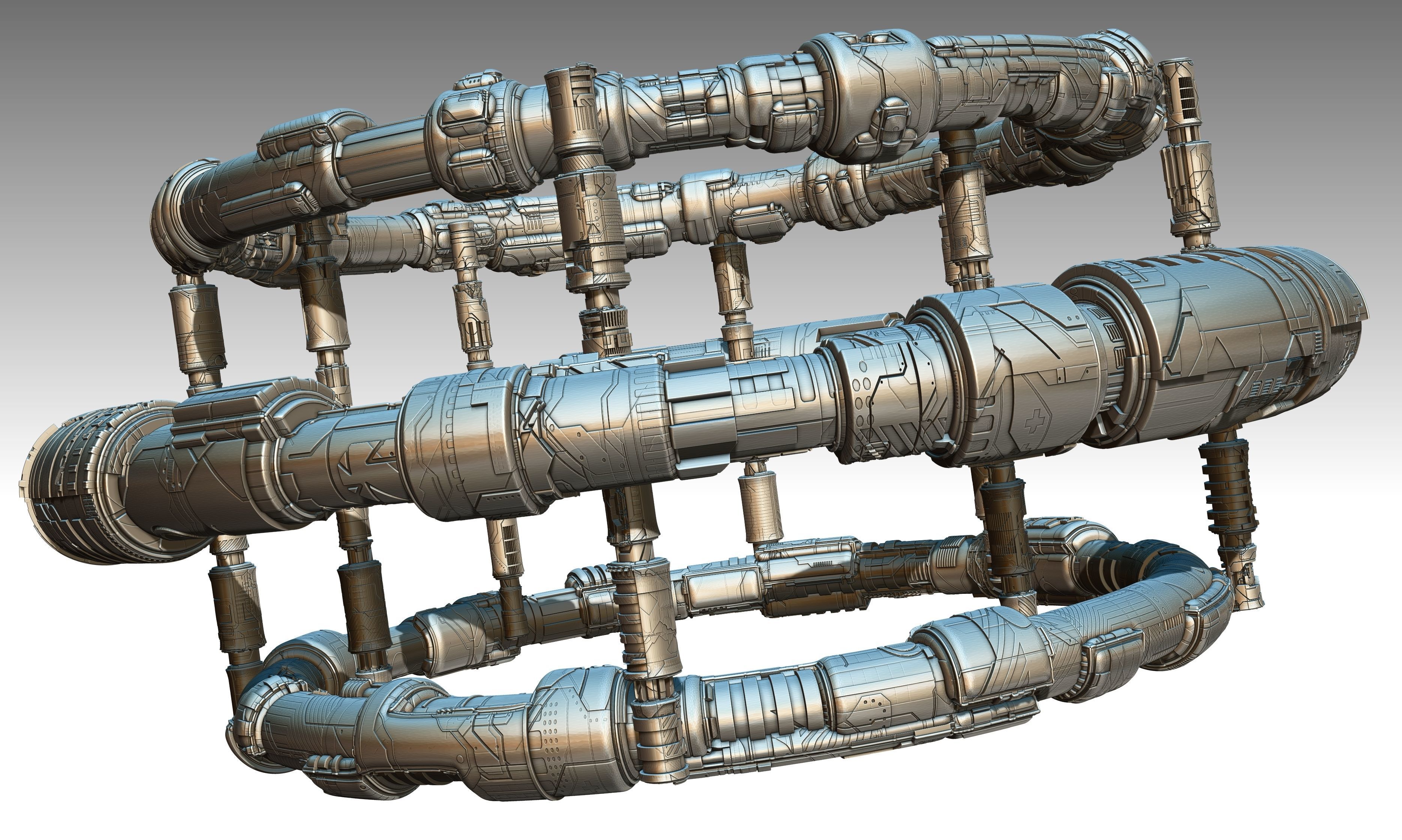 space equipment node 00158 3D model_19