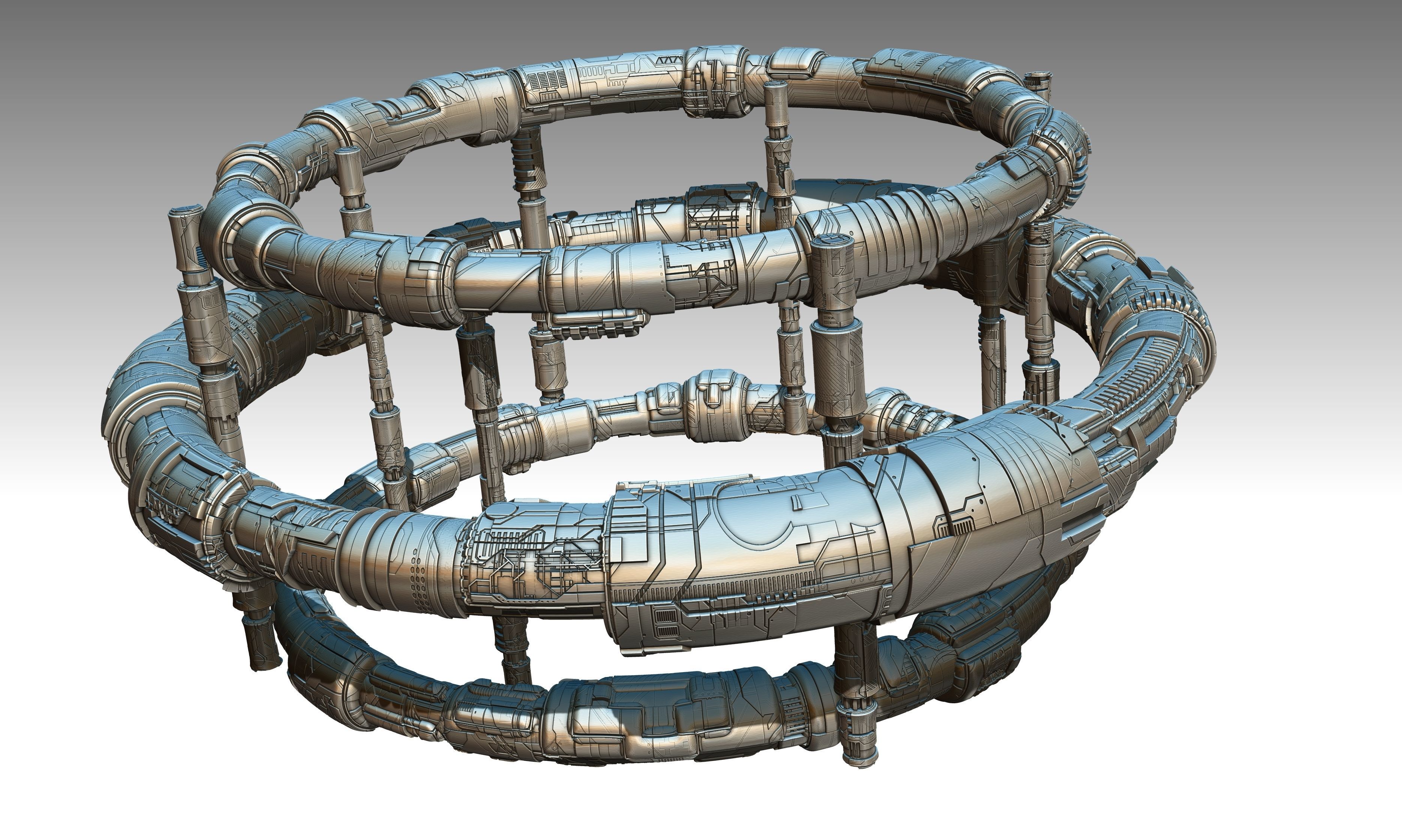 space equipment node 00158 3D model_1