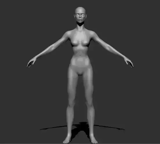 female base mesh rigged