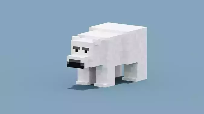Voxel Polar Bear