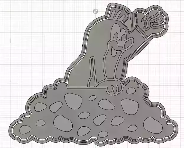 LITTLE MOLE ON HILL - COOKIE CUTTER